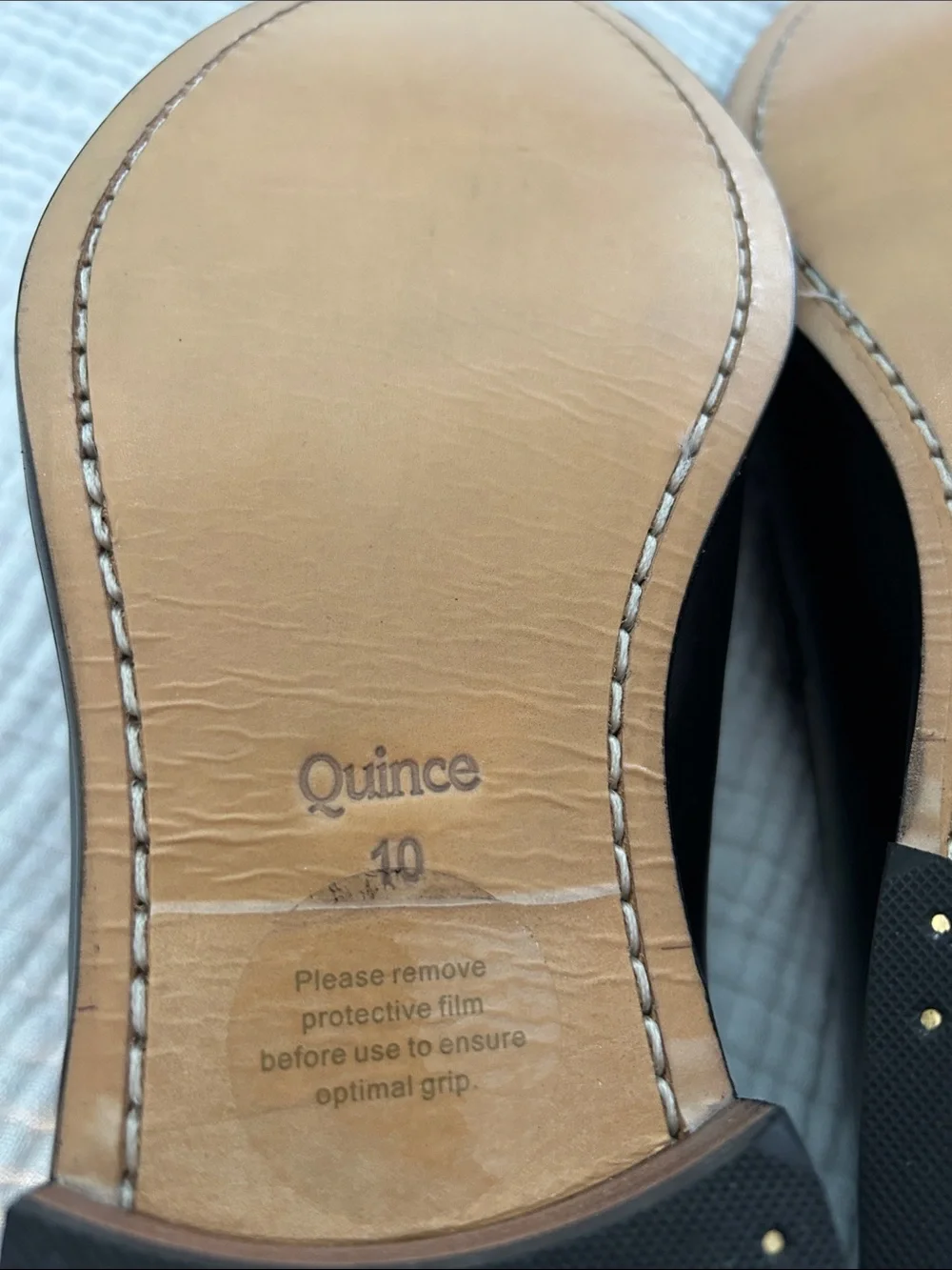 Quince Black Calfskin Leather Penny Loafers